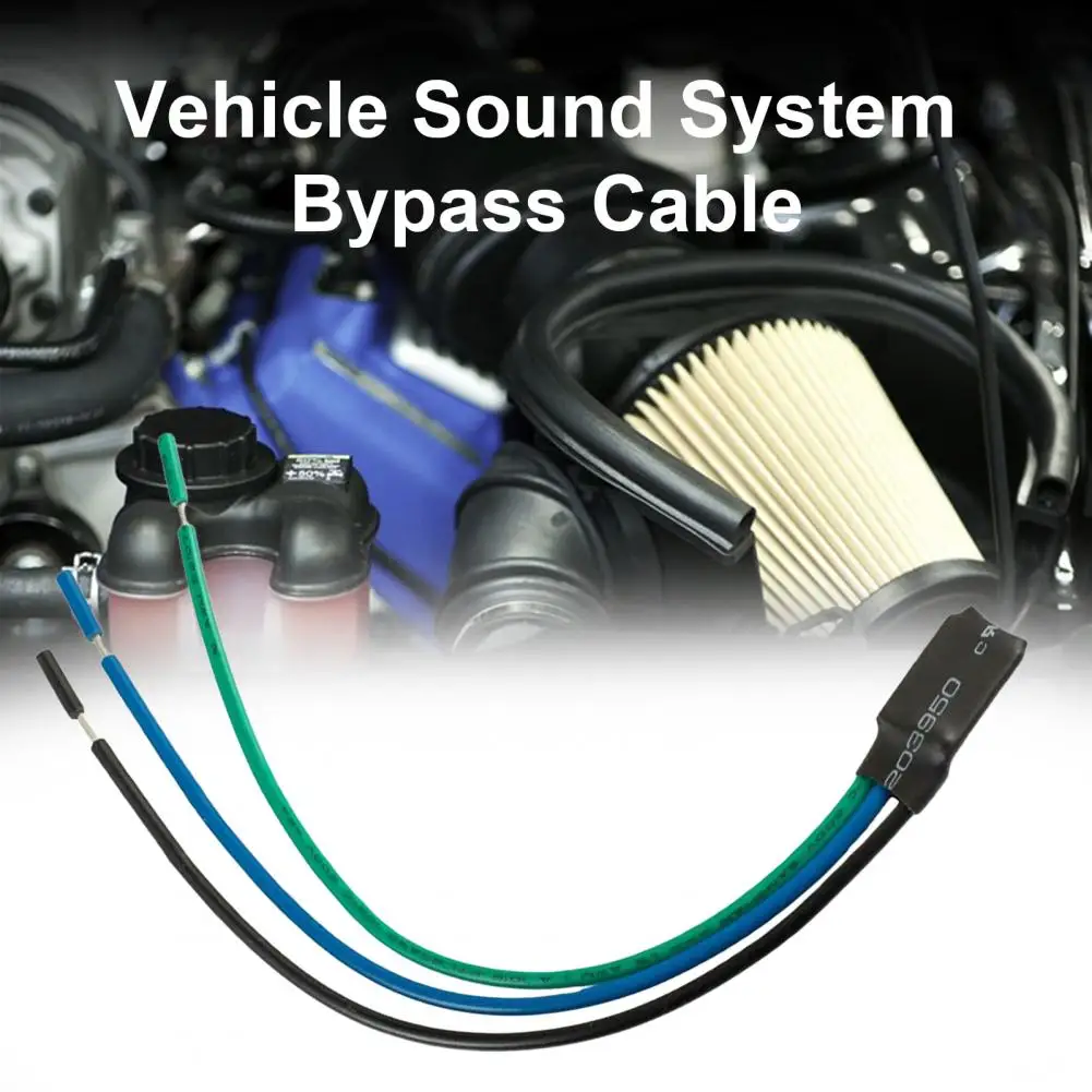 Brass Video Brake Bypass Cable for Car Sound System Video in Motions Activation Cord Car Parking Brake Bypass Module Receiver