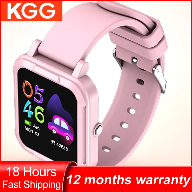 Kids Smart Watch Fitness Tracker Watch Habit tracker With 5 Games Heart Rate Children IP67 Waterproof Clock Christmas Gifts