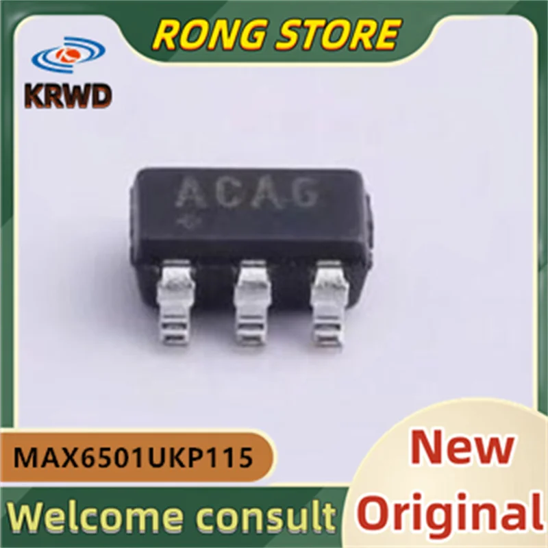 Acag max6501 max6501ukp115 + t sot23-5, novo e original, 5pcs