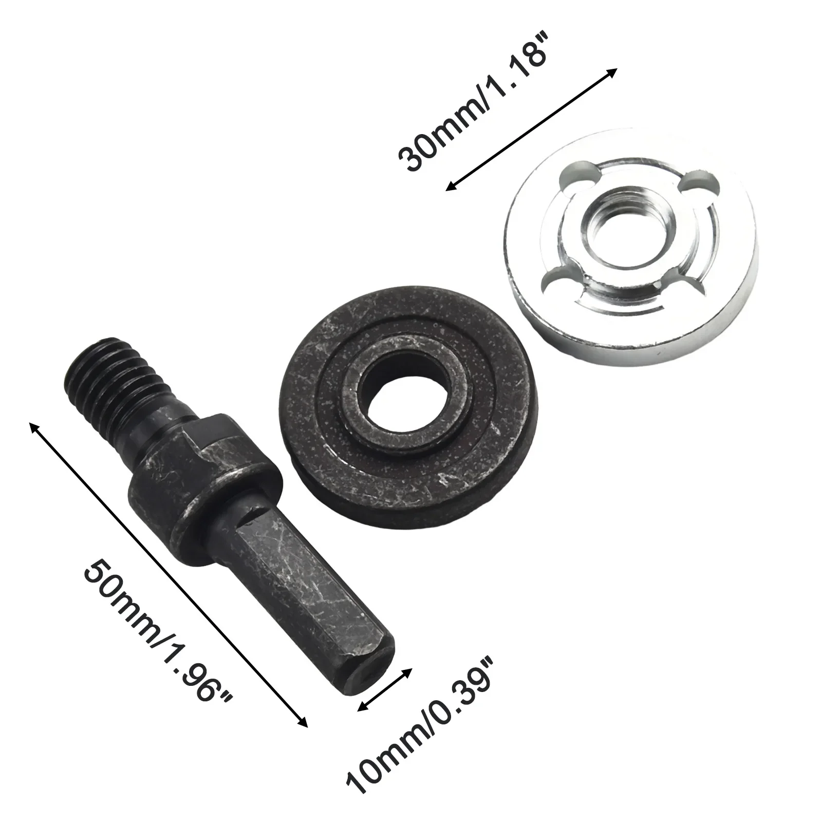 Imagem -03 - Furadeira Elétrica para Angle Grinder Conexão Rod Adapter Converter Ferramentas para Cortar Discos Polimento Roda Jóias Artesanato 10 mm