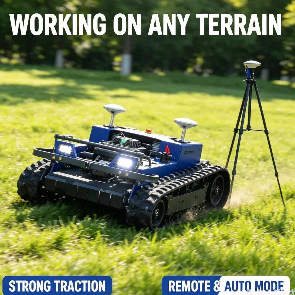 Cuustomized Best Selling GPS Lawn Mower Professional Lawn Mower All Terrain Fast Delivery For Orchard Lawn