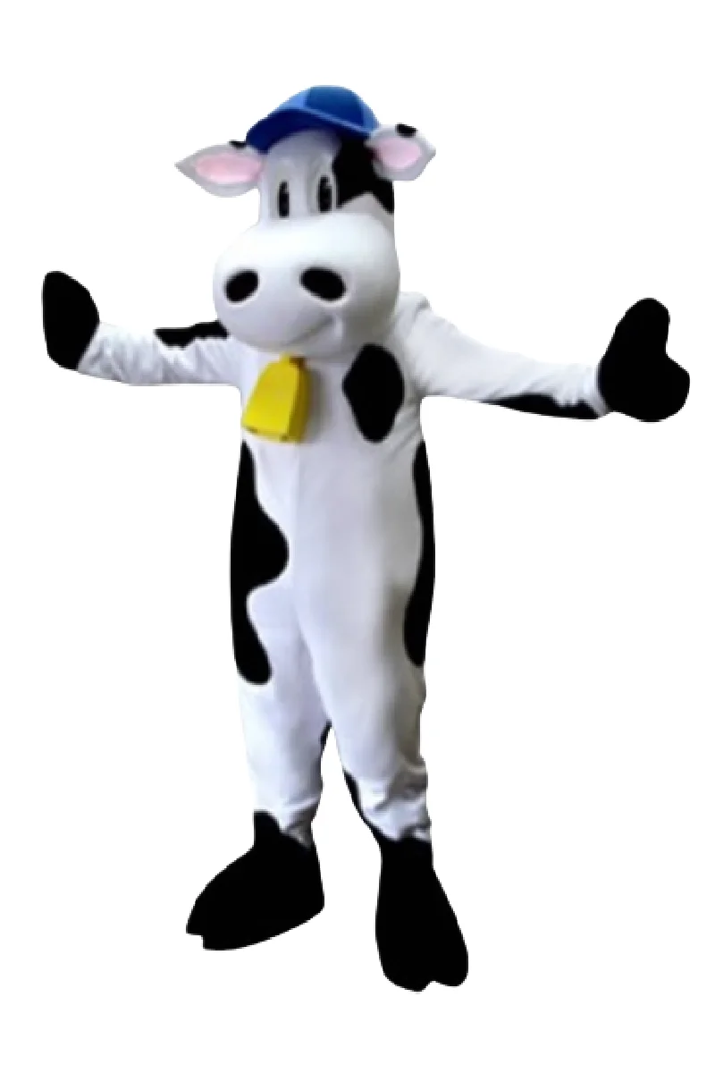 Nuevo disfraz de mascota de vaca holandesa, disfraz de fantasía personalizado de vaca lechera, kit de cosplay de anime, disfraz de Carnaval con tema de mascota 0105