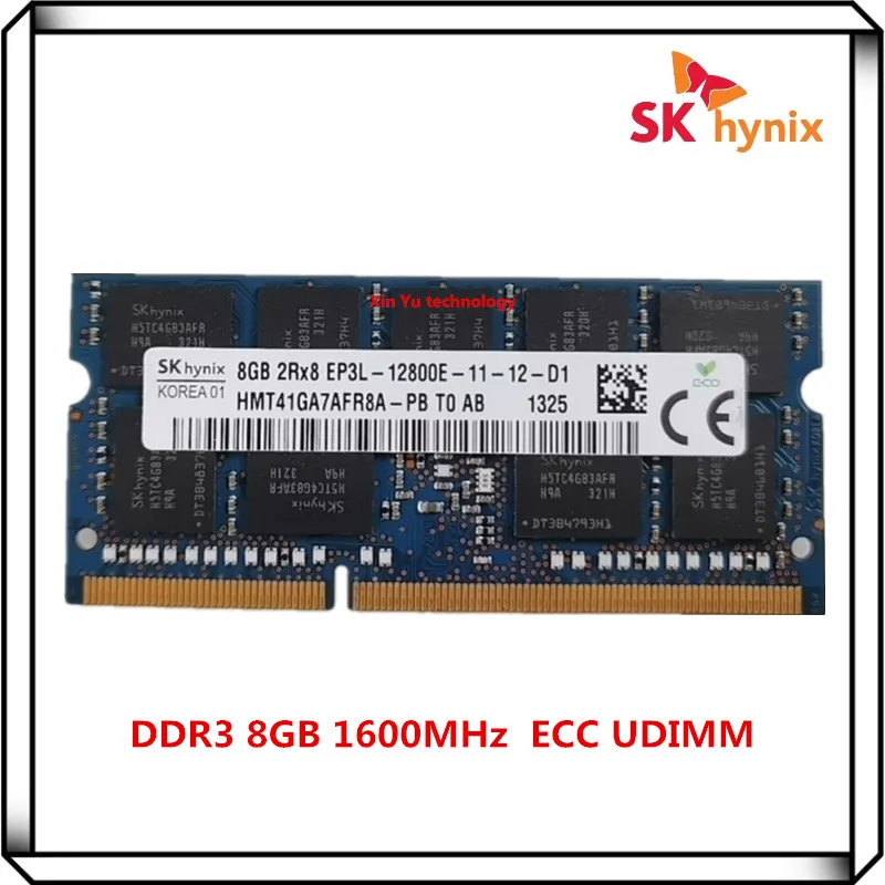 

SK Hynix DDR3 8GB 2Rx8 EP3L 12800E ECC UDIMM PC3L 1600MHz SO-DIMM RAM IPC workstation Notebook laptop memory