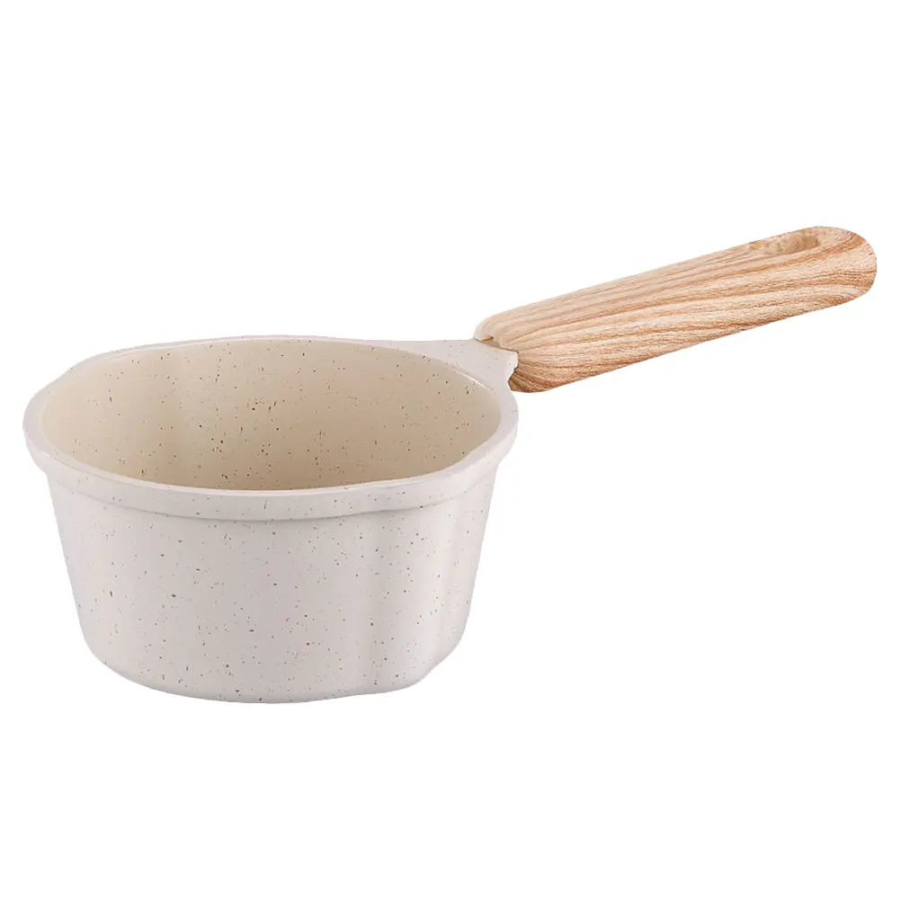 

Thickened Nonstick Mini Sauce Pot Kitchen Small Frypan With Handle Stovetop Milk Butter Melting Oil Boil Spout Pan Home Travel