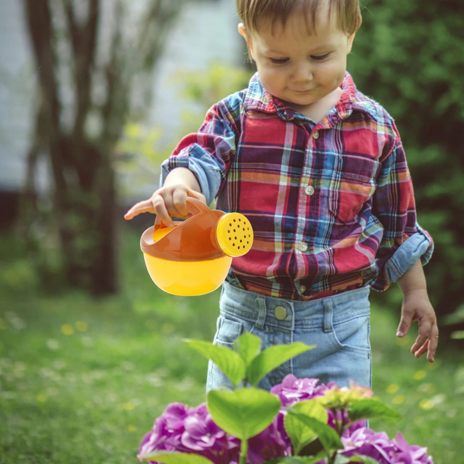 

4pcs Watering Can Plastic Cartoon Design Spray Spout For Small Houseplants Desk Plants Garden Tool Flower Potted