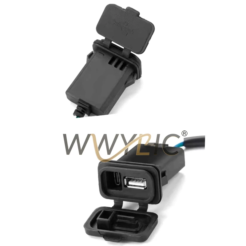 Suitable for Spring Breeze Modified Parts 450SR250SR 800NK XO Baboon, Mobile Phone USB Charging Interface Fast Charger