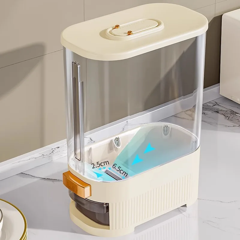 2026 New Insect Moisture Proof Rice Container Food Grade Sealed Rice Grain Storage for Kitchen