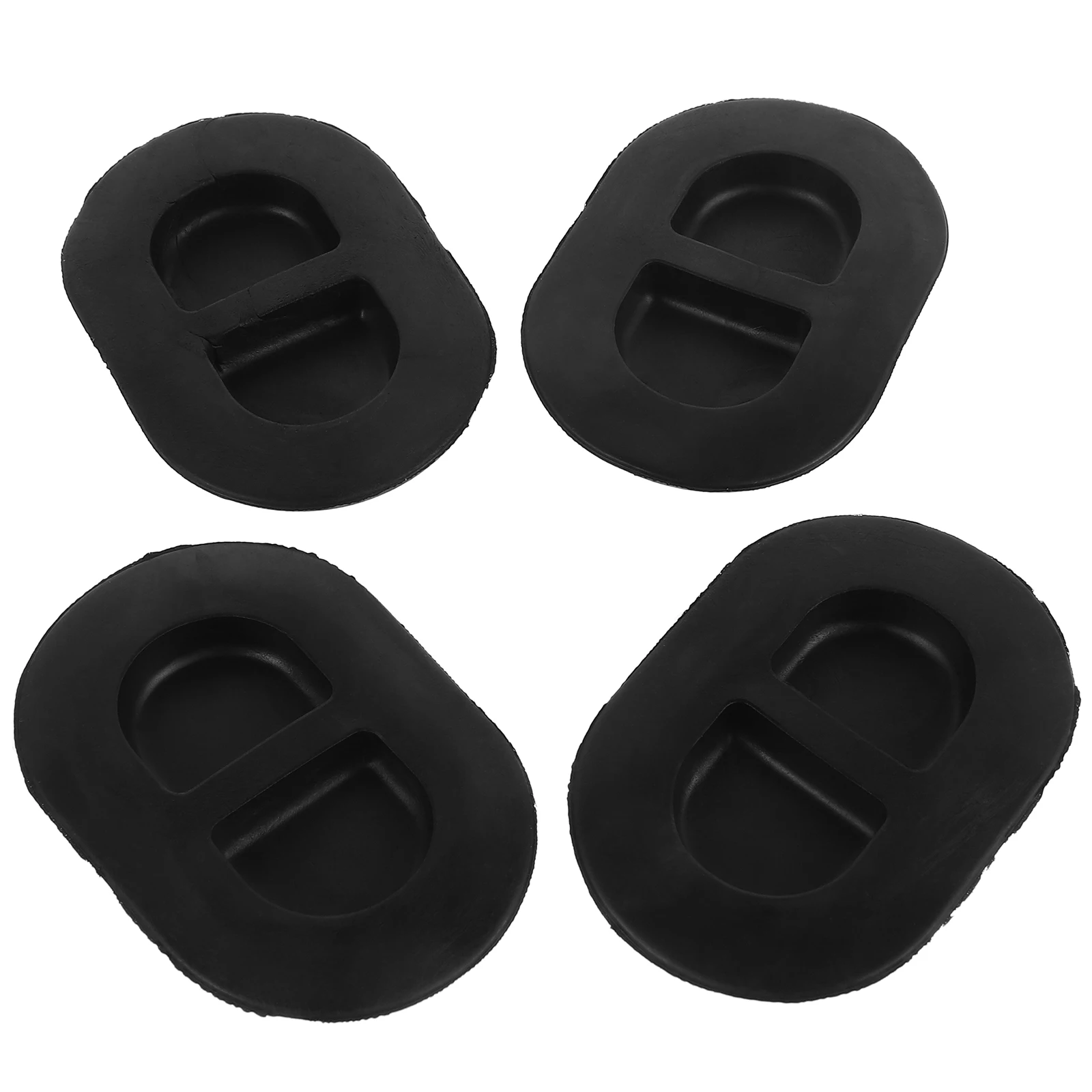 

4pcs Rubber for Car Floor Pan Drain Plug Foot Pad Drainage Hole Cover Sealer Floor Pan Drain Plug Automotive Replacement