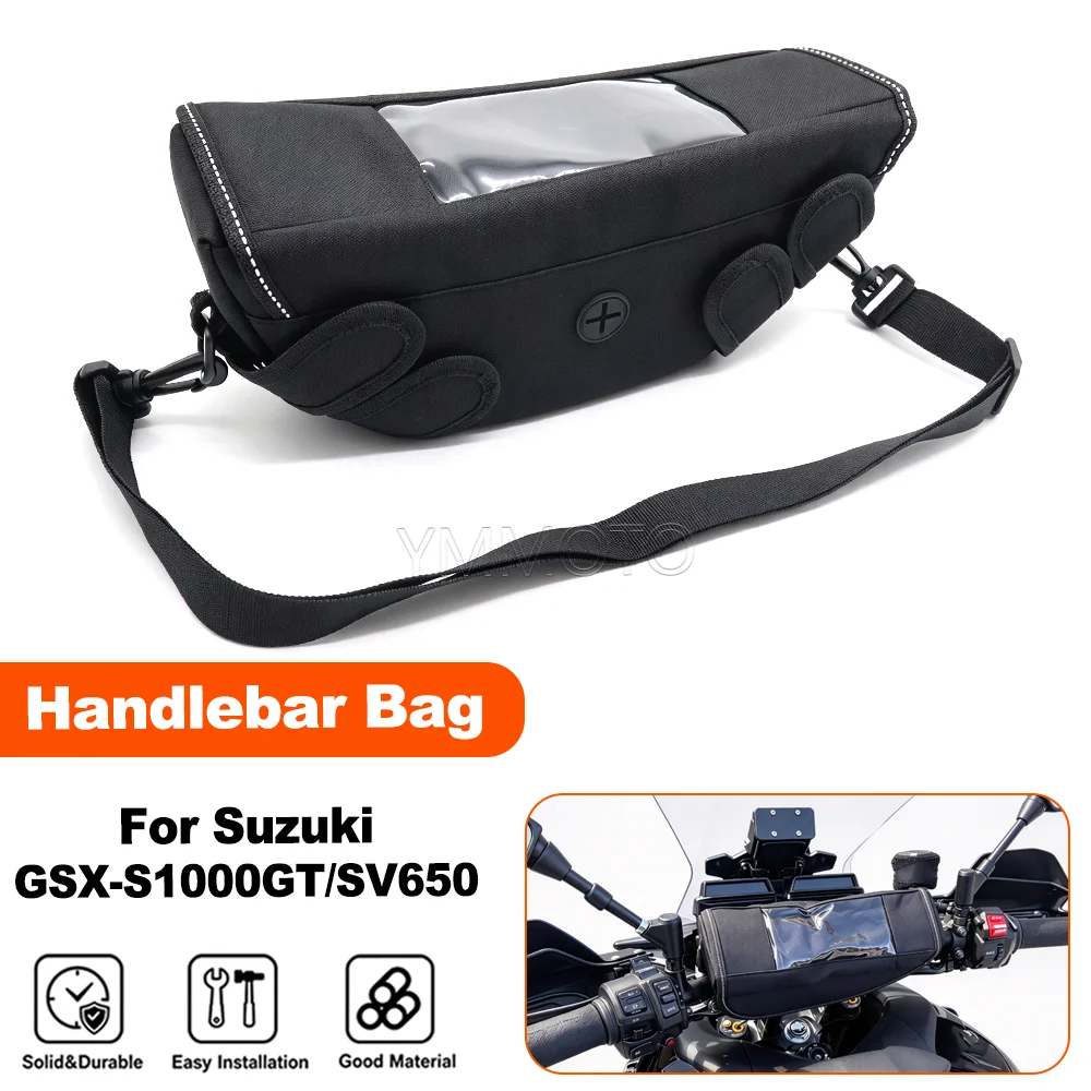 For Suzuki GSX-S1000GT SV650 GSX S1000GT SV 650 Motorcycle Waterproof Handlebar Bag Travel Storage Tool Navigation Phone Bag