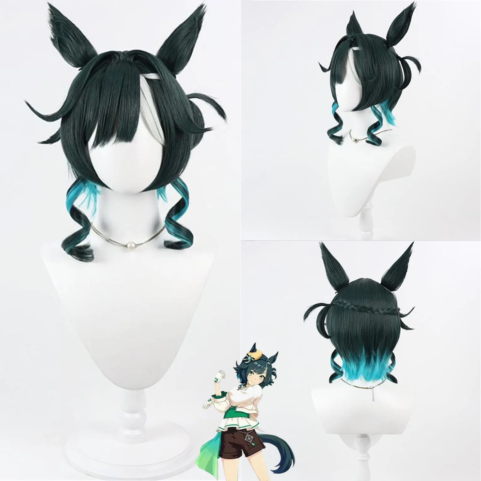 

Cosplay Uma Musume Pretty Derby Miracle Author Kiseki Wig Anime character party synthetic fiber heat-resistant wig