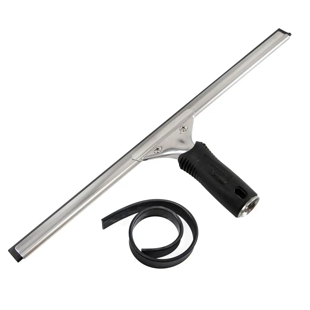 

16 Heavy-Duty Window & Glass Cleaning Squeegee with Replacement Blade for Streak-Free Results