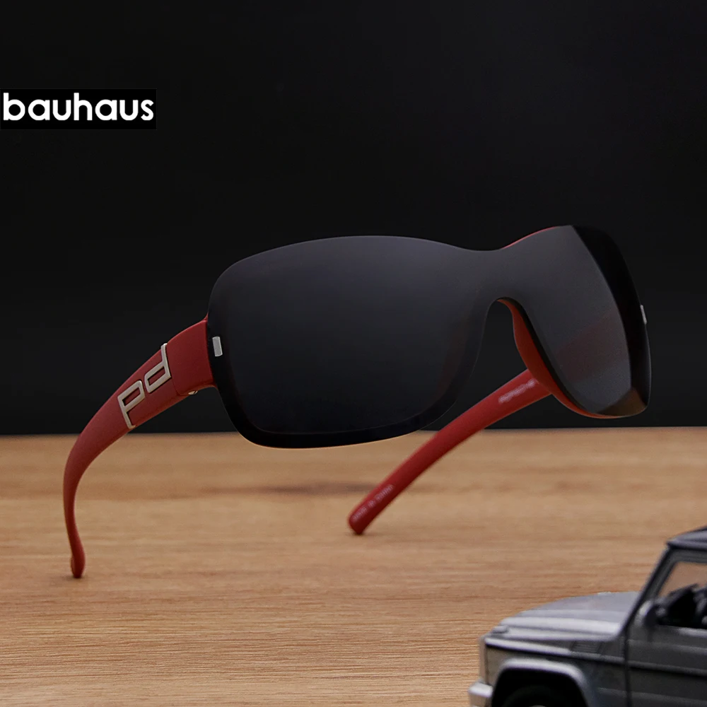 

P8519 Bauhaus новейшие уникальные мужские солнцезащитные очки квадратные очки винтажные солнцезащитные очки в большой оправе TR90 оттенки градиентные очки