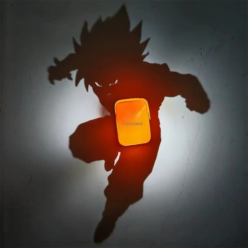 Image of Anime Luffy Son Goku Zoro Schattenlicht-Projektorlampe Kreative Atmosphäre Nachtlicht Überraschungsgeschenk für Freunde Beste Freunde Geschenke