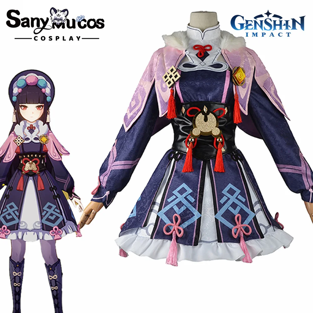 IN STOCK SanyMuCos Yun Jin Cospaly Genshin Impact Yun Jin Dress Cospaly Outfit Comic-con Birthday and Holiday Gifts Plus Size