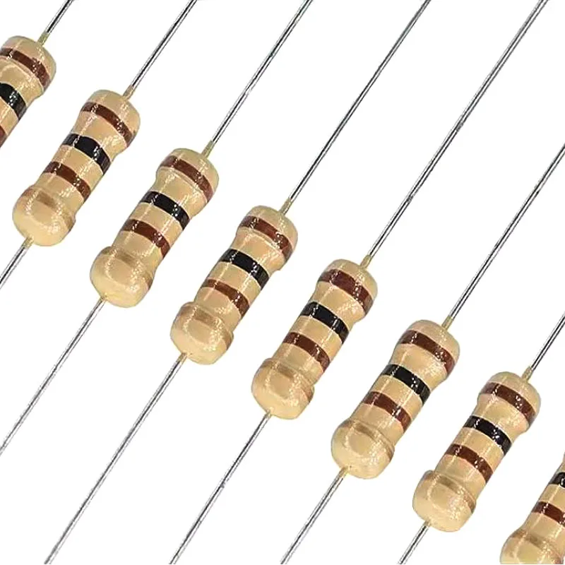 100PCS 1/4W ตัวต้านทานฟิล์มคาร์บอน 5% 0.25W 0R-22M 0 2.2 10 100 120 150 220 270 330 470 1K 2.2K 4.7K 10K 100K 470K 1M 10M 20M ohm