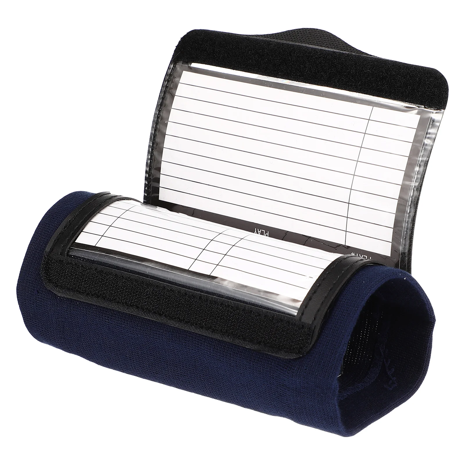 Tactical Wristband Dark Blue Reusable Basketball Coaching Board Clipboard For Football Soccer Sports Strategy Planning Tool