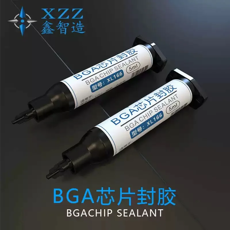 XZZ XL166 IC Sealant Black Seam Glue for iPhone Maintenance BGA CPU NAND Chip Original Factory Effect Screen