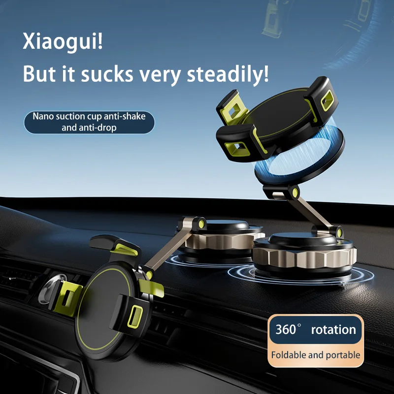 

Car Phone Holder Z1 New Vacuum Suction Cup Strong Magnetic 360 Degree Rotation Car Universal Navigation Dedicated Holder