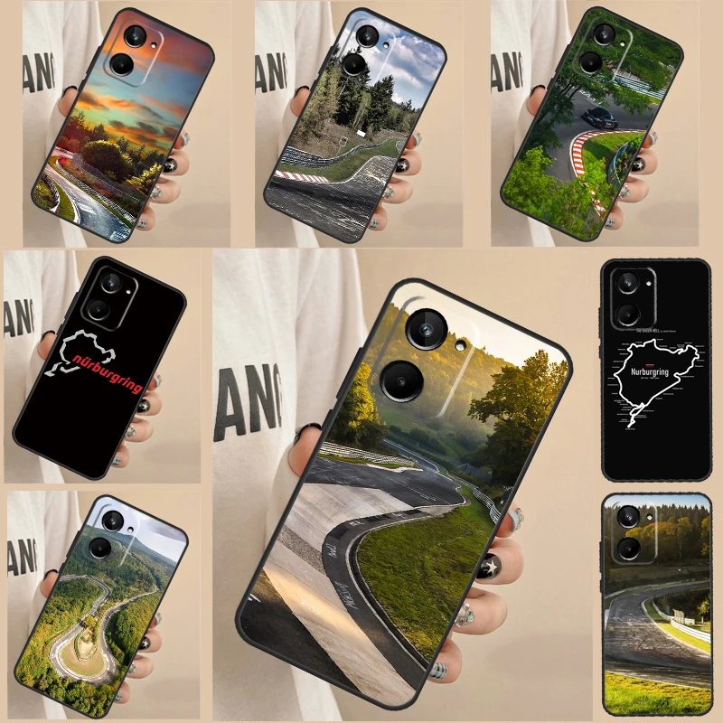 Green Hell Nurburgring For Realme C25s C21Y C30 C31 C33 C35 C55 C11 C15 GT Neo 5 3 2T 3T 8 11 10 9 Pro Plus Case