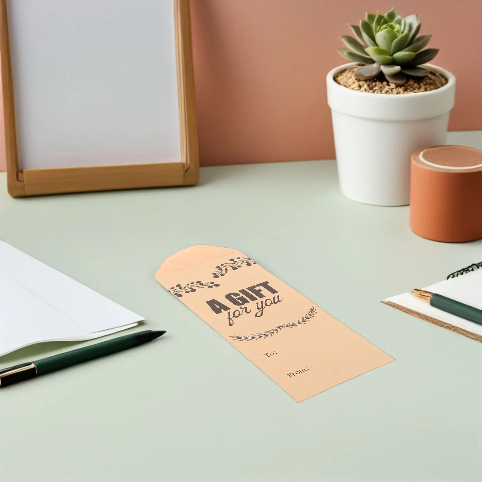 

25Pcs Multifunction Kraft Paper Envelopes Retro Blank Writable Rustic Stationery Envelopes for Greeting Card Money Coins