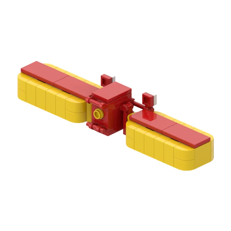 MOC Lawn Mower Building Blocks Creative Garden Grass Cutter DIY Desktop Model Toy 127PCS