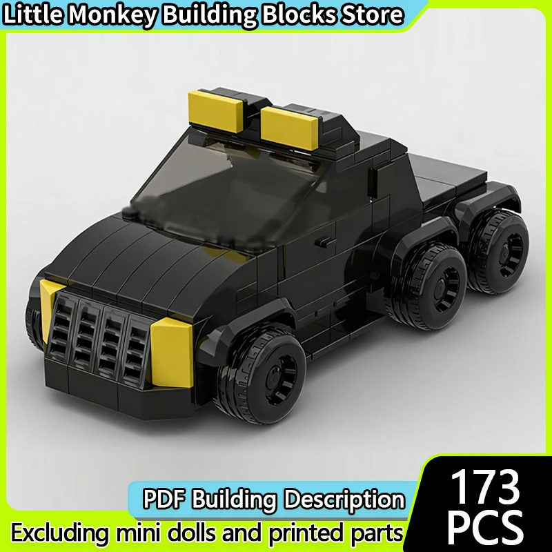 

Конструктор MOC «Гоночный автомобиль»: классический пикап TP 1, модульная технология, развивающая игрушка для детей, подарок на праздник, набор для сборки