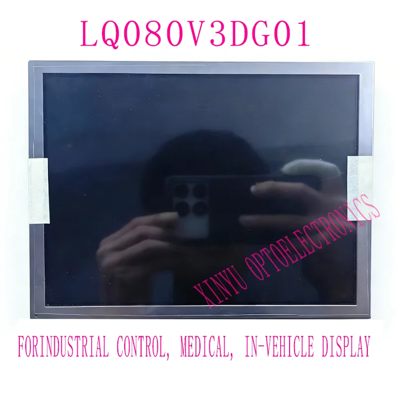for  Sharp Original LQ080V3DG01 8 Inch Original Industrial LCD Panel Screen Display Compatible FG080010DNCWAG10