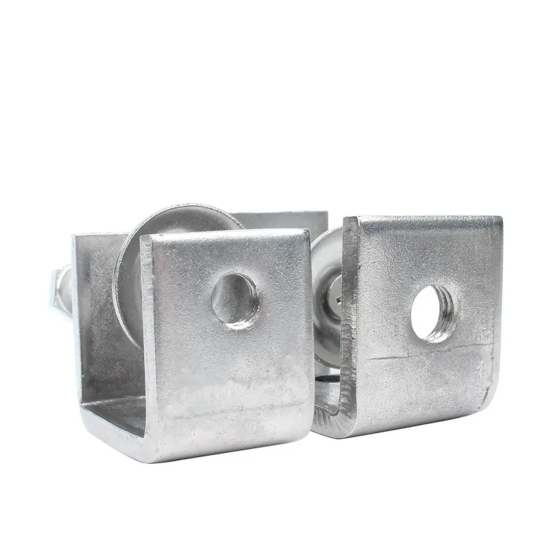 C-clamp Jaw 304 Stainless Steel U-clamp Steel Pipe Square Clamp Pull Ring Adjustable Fixed Holder Clip Multi-function Fasteners