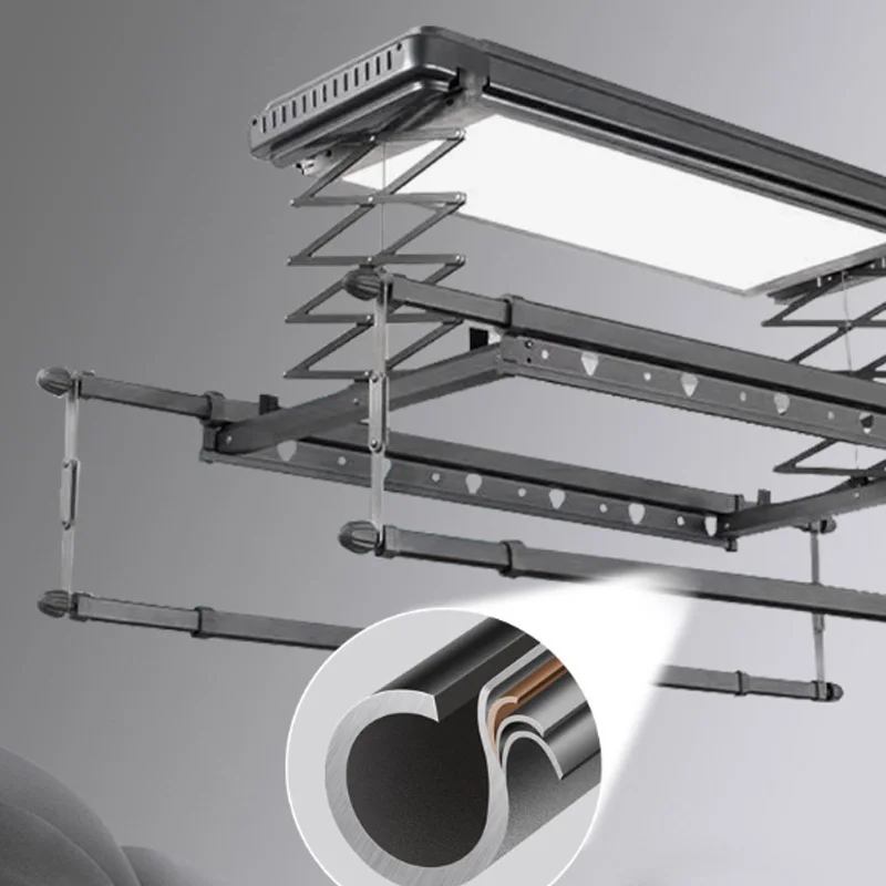 Mijia Compatible Electric Clothes Drying Rack with Offline Voice Control & Tmall Genie Smart Drying Solutions for Balcony