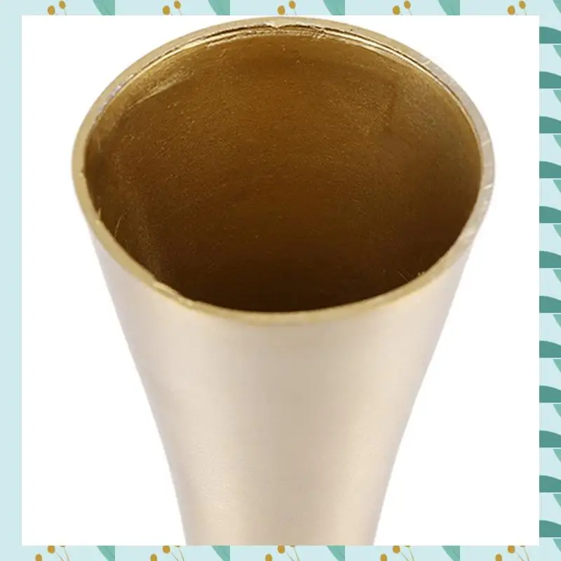 

A71P Set Of 2 Small Flower Vase Modern Decorative Vase For Home Decor, Wedding Or Gift(Gold)