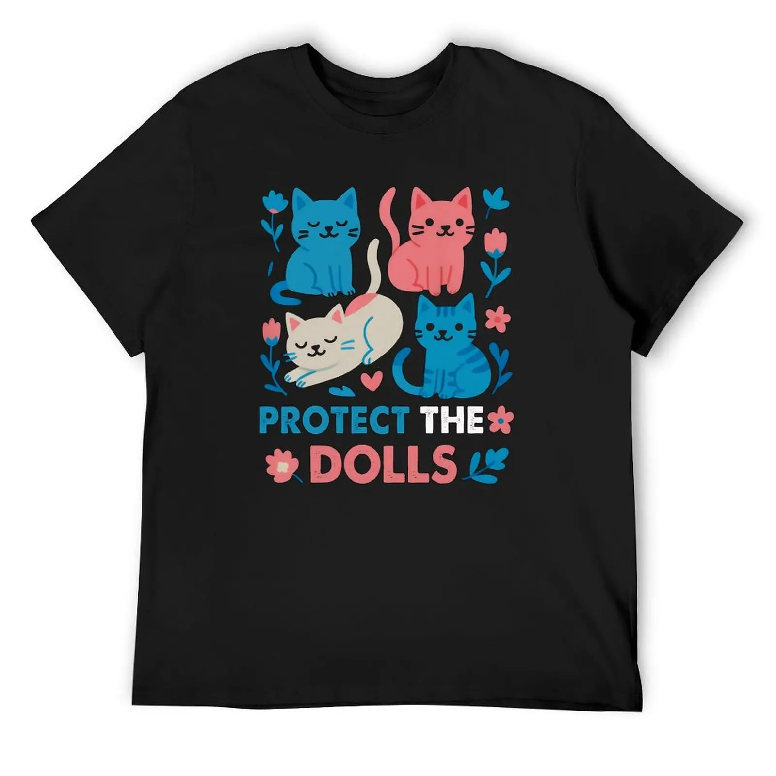 

Protect The Dolls T-Shirt Man t-shirt rapper graphic tees heavyweights black t-shirts for men