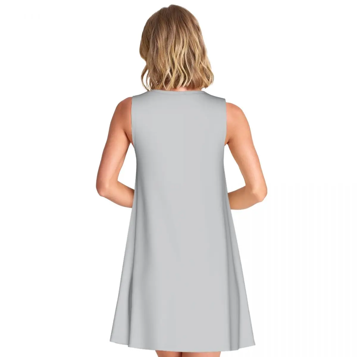 مخصص للسفر كوكي مونستر المرأة بلا أكمام فستان شاطئ الشاطئ عادية بلا أكمام فستان تلفزيون تعليمي للأطفال #2