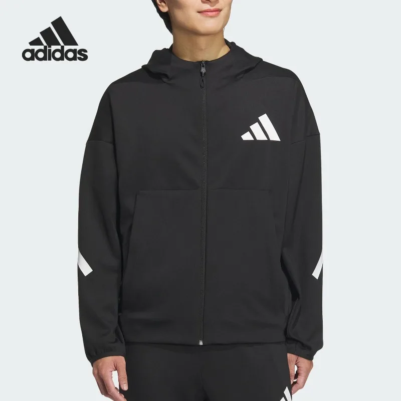 

Adidas Knitted Jacket Men's Sports Classic Loose Knitted Jacket JN0131