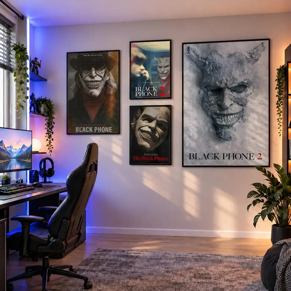 Movie The Black Phone Grabber Finney Poster Wall Art PP Waterproof HD Self Adhesive Modern Home Decor Living Room Apartment Gift
