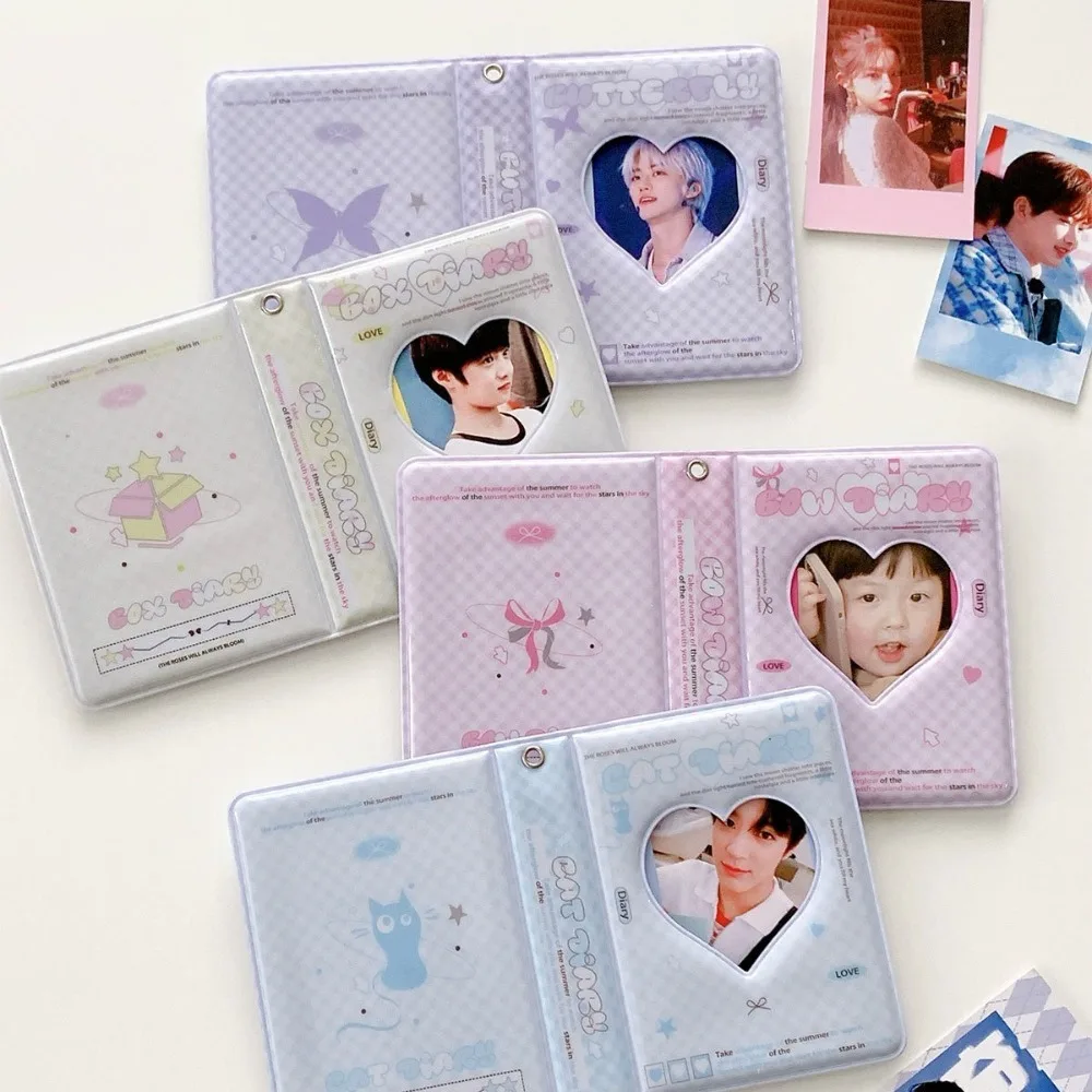 Mini 3 Inch Photo Album Cartoon Album Photo Photocard Holder Book Collect Kpop Album De Fotos Kpop Photocard Binder