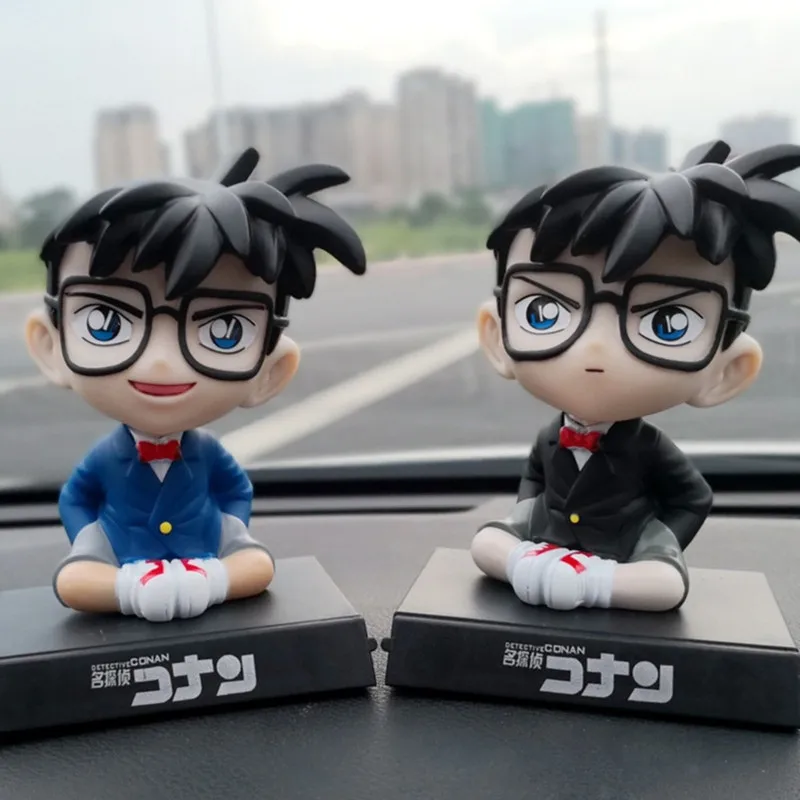 Many Styles To Choose Shake Bobble Head Phone Holder Bracket PVC Action Figure Detective Conan Car Deraction Toys