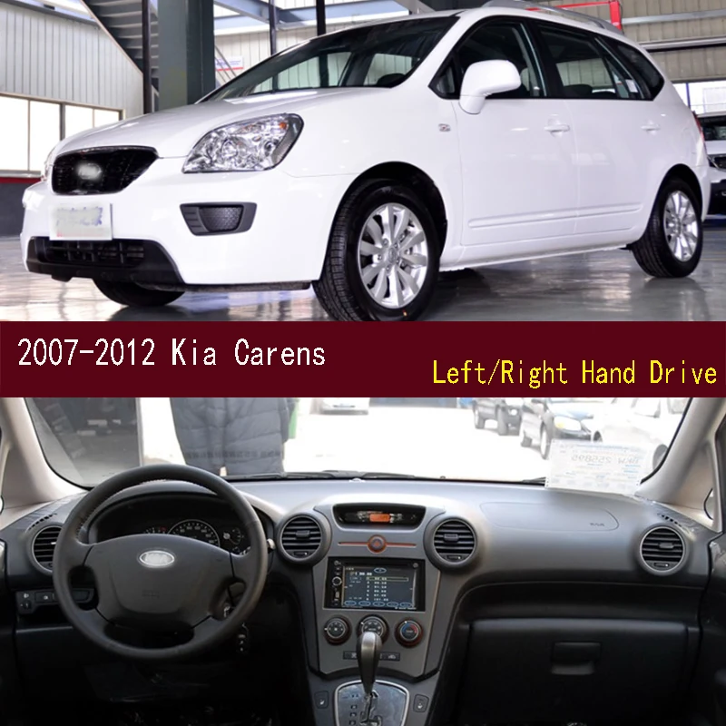 

For 2007-2012 Kia Carens Mk3 MPV UN Dashmat Anti-Slip Dash mat Dashboard Cover Instrument Panel Sunscreen Pad Ornaments