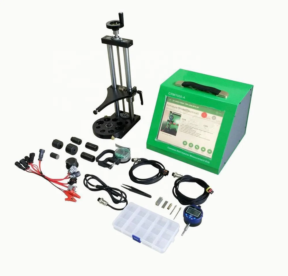 Cr3c CRM1000-B: Sistema de Medición de Carrera de Inyectores Common Rail para Reparaciones Automotrices Precisas