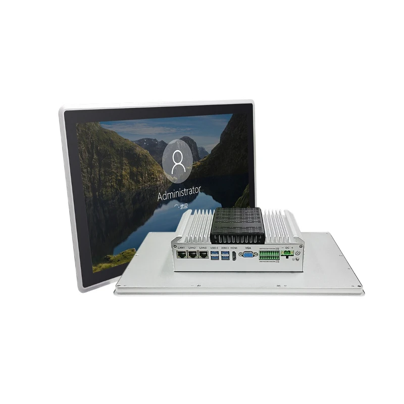 Generation embedded industrial tablet computer 2 * dual-channel DDR4 high-performance industrial control all-in-one computer