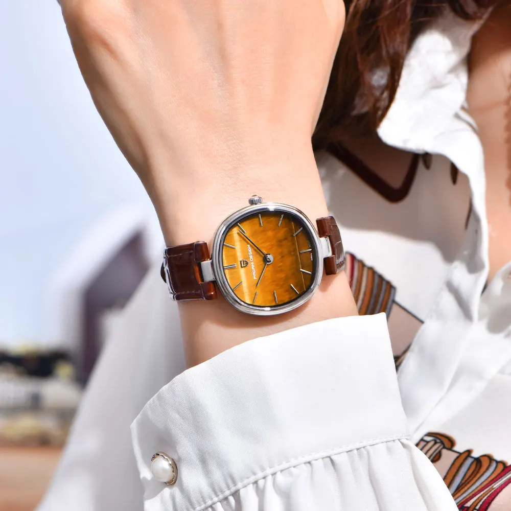 PAGANI DESIGN 2026 New Quartz Watch Top Brand Waterproof Watch Sapphire Glass Classic Leather 32mm Women Wristwatch Gift Watches view 3