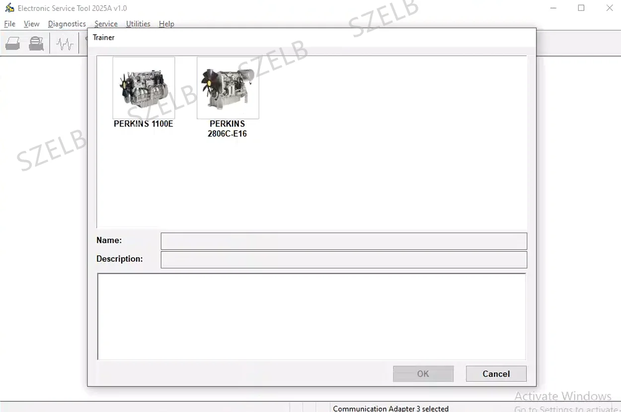 Picture 5: Perkins EST 2025A V1.0 Engines and Generators Diagnostic Software 1PC Installation Service