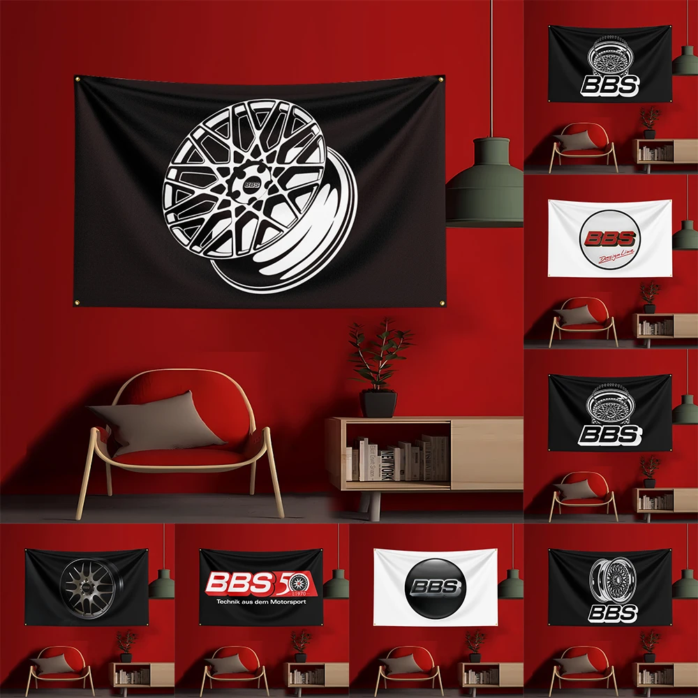 

3x5 Ft BBS#1 Tool Flag Polyester Printed Cars Flags Banner Tapestry for Room Garage Decor Power Tools Flag