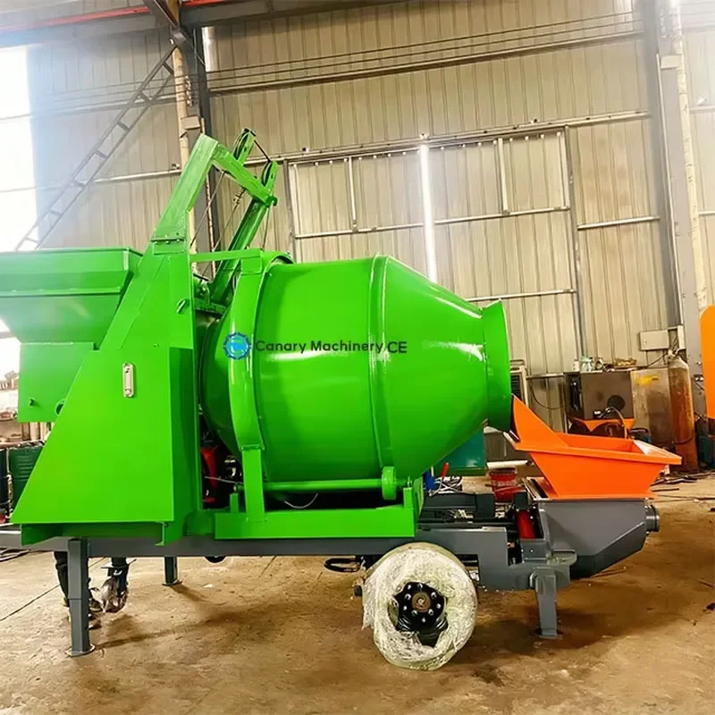 Efficiency Diesel & Electric Engine Concrete Mixing Pumping Machine with 30M/H Productivity for General Construction Sites