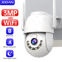 JOOAN 3MP HD Wifi Camera Outdoor 5x Zoom Auto Tracking PTZ IP Camera Audio Video Surveillance Security Protection CCTV Camera