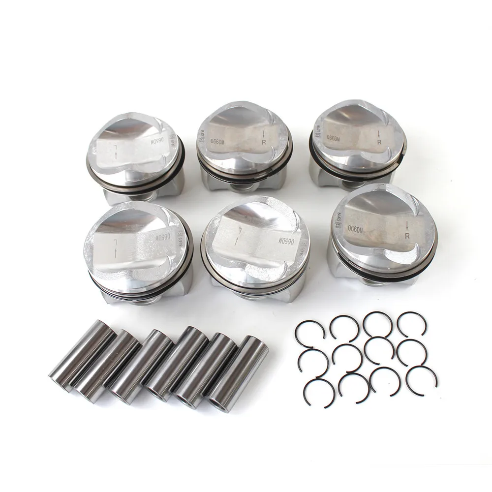 3.0T Piston & Ring Set For VW Touareg Audi A4 A5 A6 A7 Porsche 92A 06E107066DM 06E107065DM 06E107066D 95810303221