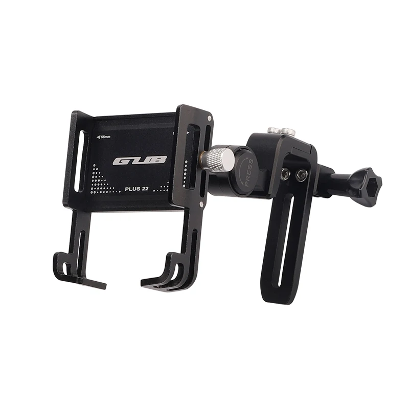 GUB Plus 22 Bicycle Mobile Phone Holder Road Bike One Piece Handlebar Special Holder Multi-functional Expansion Phone Mount