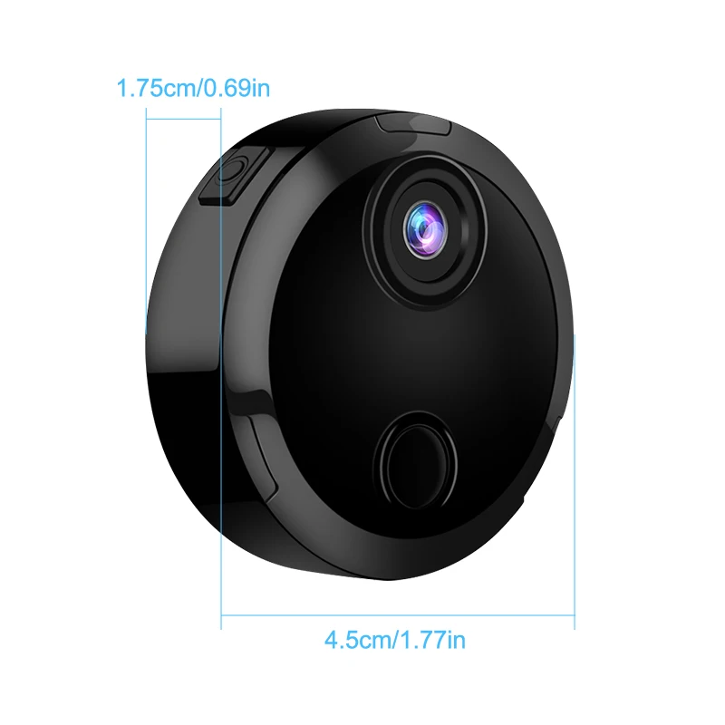 1080P HD Mini Camera Wifi Night Vision Remote Smart Micro Security Camera Home Security Surveillance Camera Remote Monitor