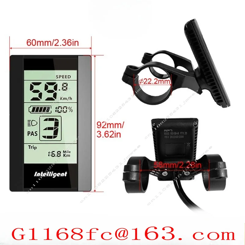 Lithium Battery Modification Accessory 800S LCD Instrument for Octagonal Central Motor Kit