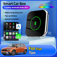 Wired to Wireless CarPlay Ai Box Colorful Light 5G WIFI Net Wireless CarPlay Cars Plug And Play USB Dongle Adapter For Fiat Tipo
