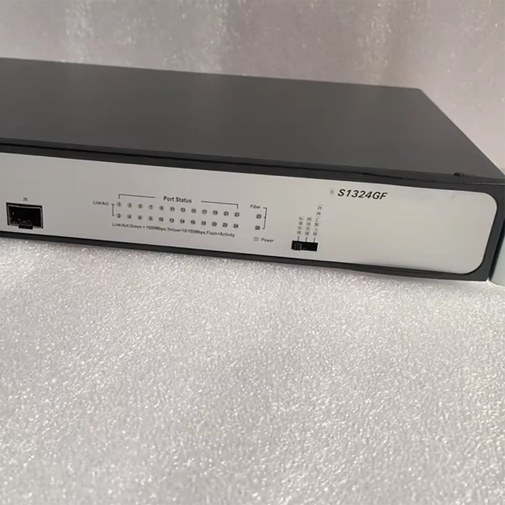 S1324GF 24 Port Full Gigabit+2 Port Gigabit Optical Ethernet Switch 100% Tested Fast Ship Perfect Work